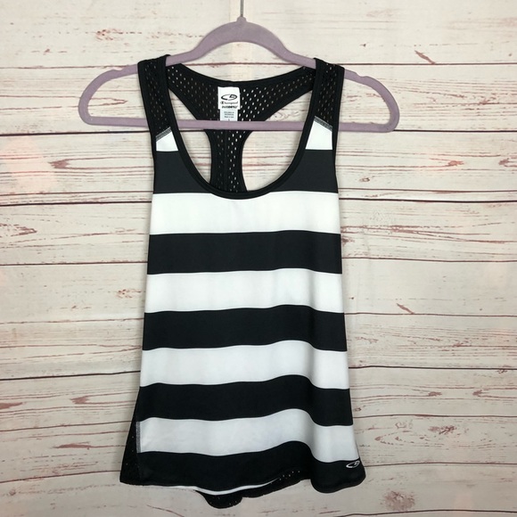 Champion Duodry Striped Racerback Tank Size S - Picture 1 of 8